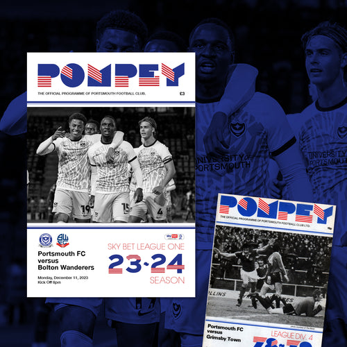 2023/24 Season - Pompey v Bolton Wanderers Programme