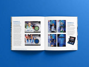 Signed copy of The Official History of Pompey Cards & Stickers