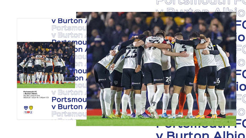 2021/22 Season - Pompey v Burton Programme