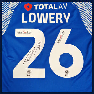 Limited Edition Signed Tom Lowery 22/23 Home Shirt