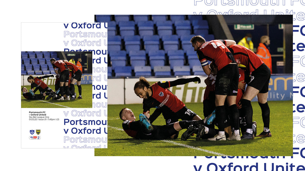 2021/22 Season - Pompey v Oxford Programme