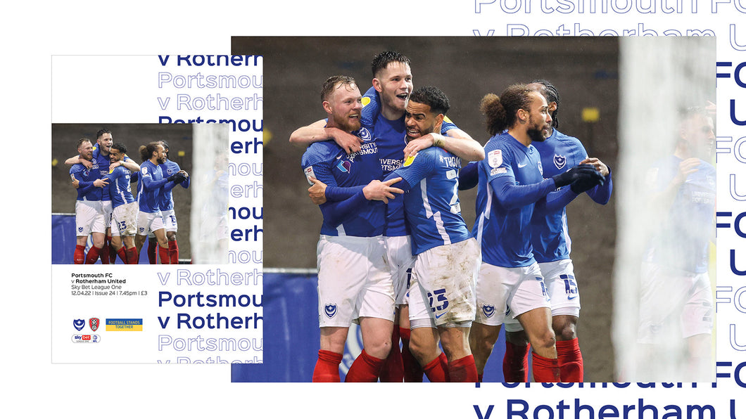 2021/22 Season - Pompey v Rotherham Programme