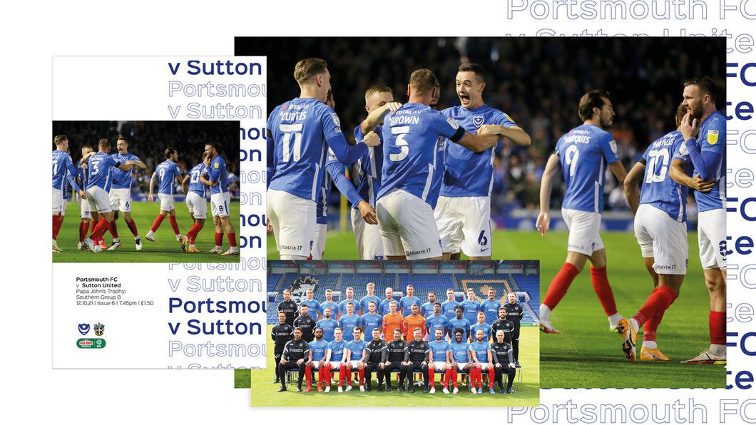 2021/22 Season - Pompey v Sutton United Programme